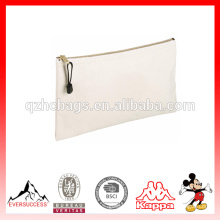 High Quality Travel Zipper Fashion canvas Pouch Bag With Logo Customized